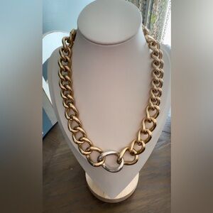Like New Chicos Necklace Gold & Silver tone